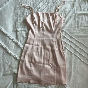 Aritzia Sunday Best Pink mini dress with adjustable straps